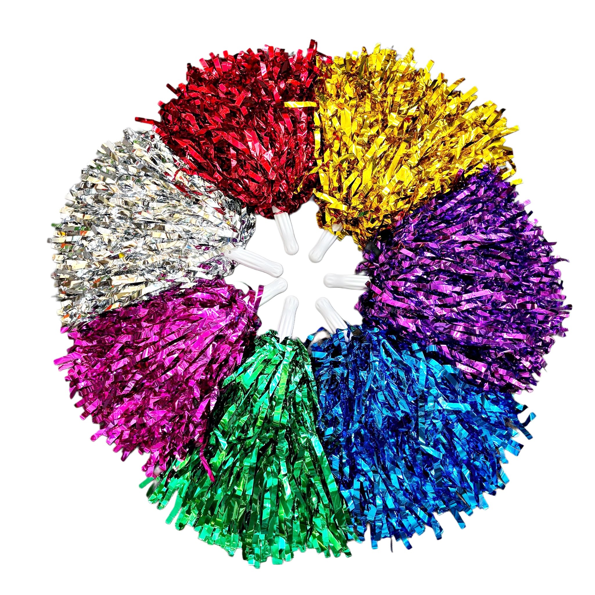 Mini poms METAL pour Partisans - paire